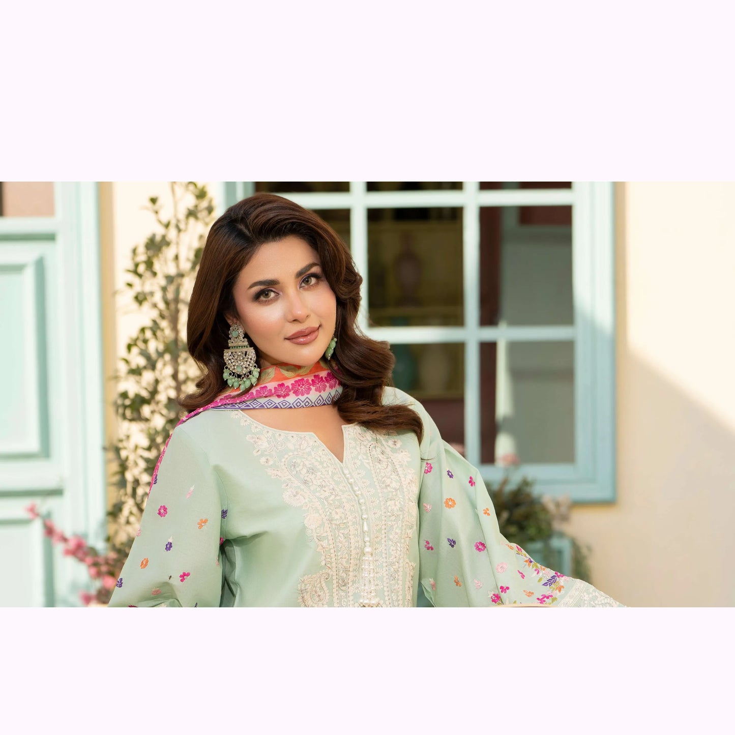 KC-1556 "Ferisha" Embroidered Festive Collection by Karma Collection