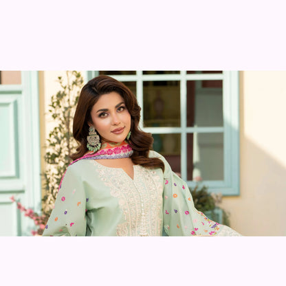 KC-1556 "Ferisha" Embroidered Festive Collection by Karma Collection