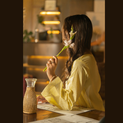 UCA-18 2 Pc Casual Cotton Farshi Shalwar Chikenkari Co-Ords Set | Ready to Wear | Casuallite