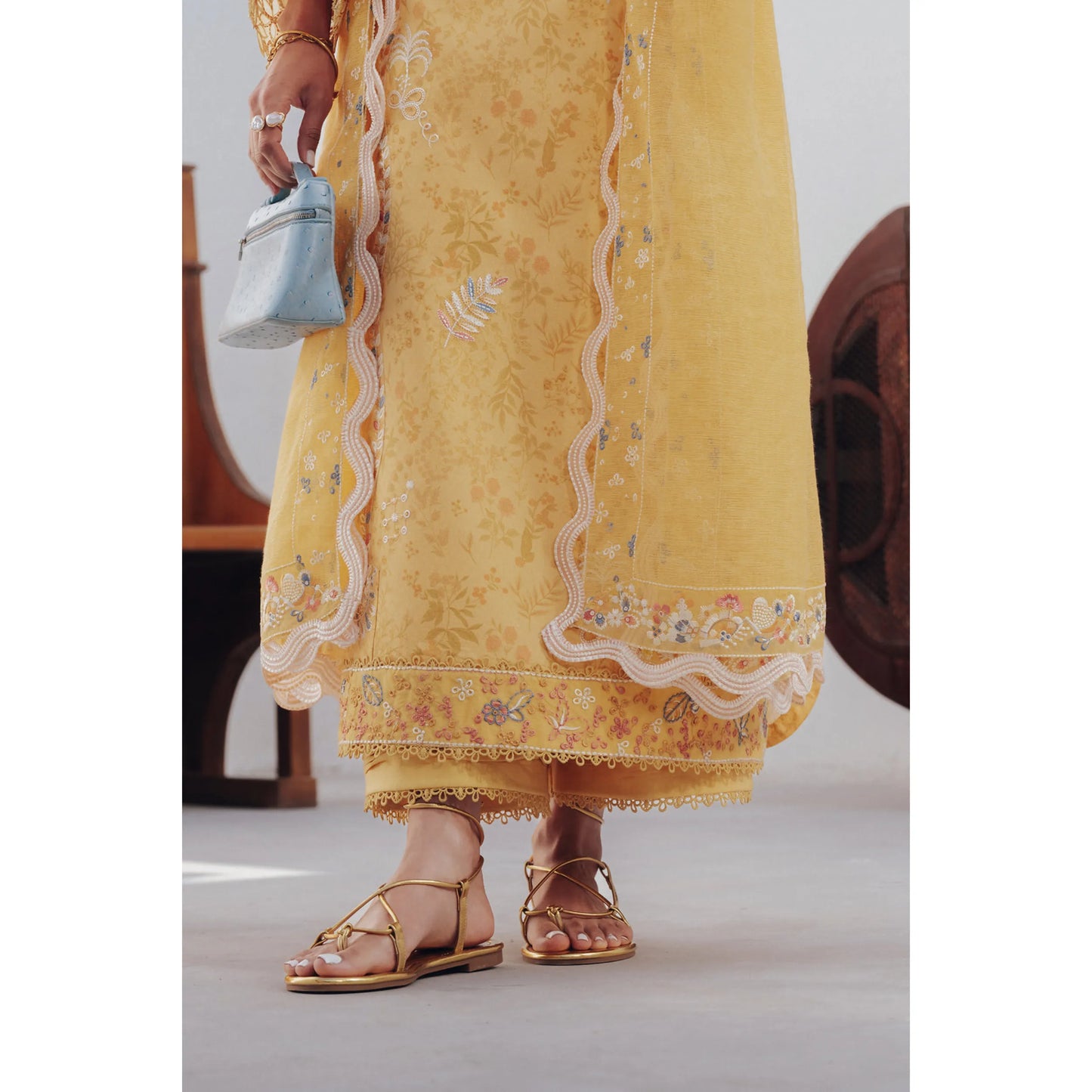 UQR-02 Qalamkar Basic Pret 26" Summer Collection | Ready to Wear Asian clothes