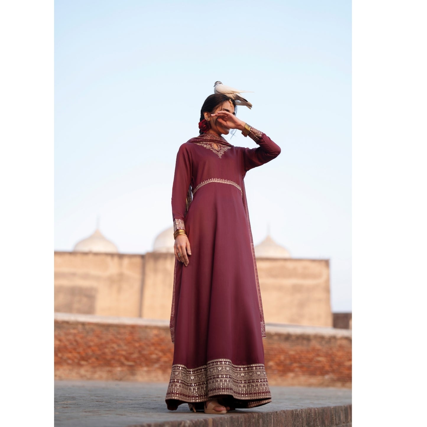 UCA-35 Darbar Festive Drop Embroidered Collection by Casuallite