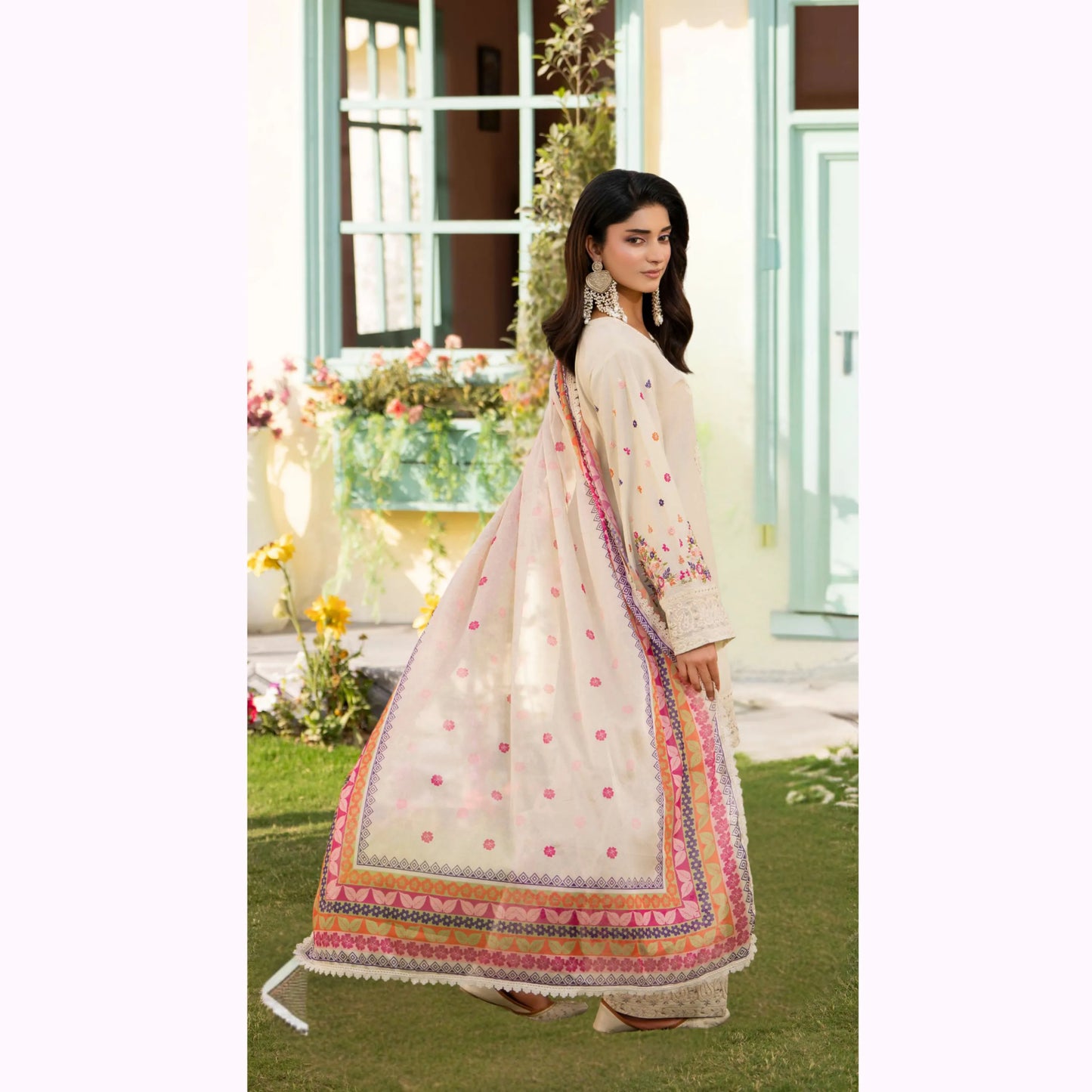 KC-1556 "Ferisha" Embroidered Festive Collection by Karma Collection