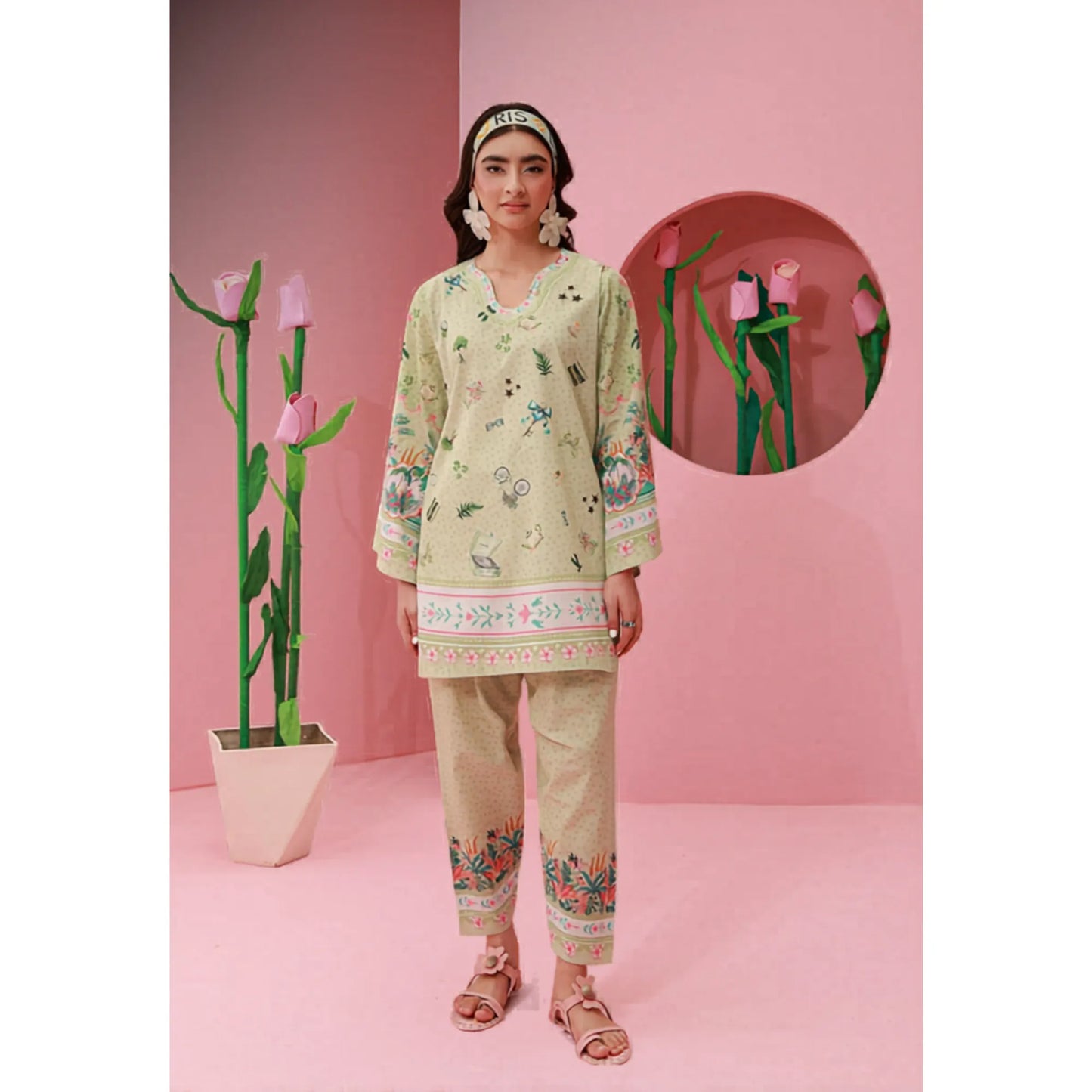 UAS-01 printed Pret by Asim jofa Printed Co Ord Set summer Collection Ready to Wear asian clothes