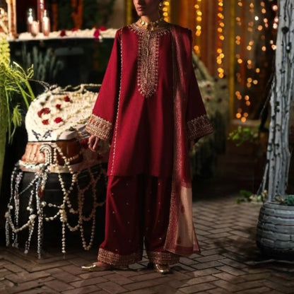 UCA-53 "Chand Bali" Luxury Viscose 3 Pc | Casuallite
