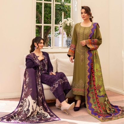 3 Pc Ready to Wear Embroidered Collection | Karma Collection | UMKC01001
