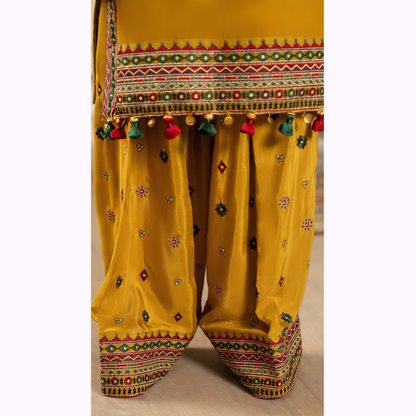 F-468 Embroidered Georgette Chiffon Farshi Shalwar Collection by karma Collection