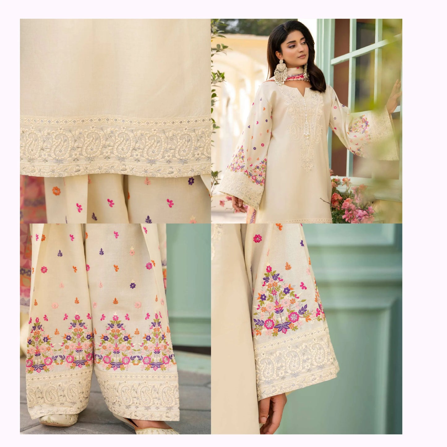 KC-1556 "Ferisha" Embroidered Festive Collection by Karma Collection
