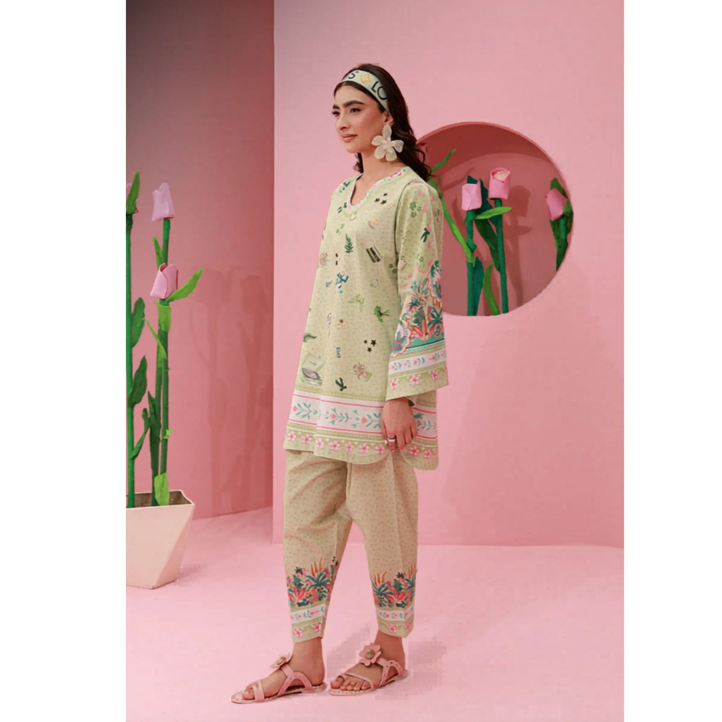 UAS-01 printed Pret by Asim jofa Printed Co Ord Set summer Collection Ready to Wear asian clothes
