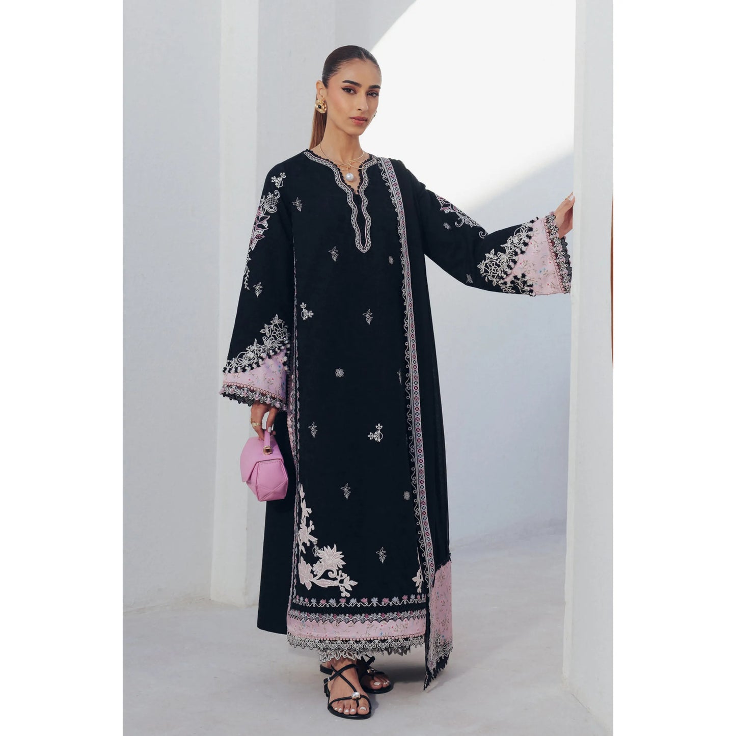 UQR-02 Qalamkar Basic Pret 26" Summer Collection | Ready to Wear Asian clothes
