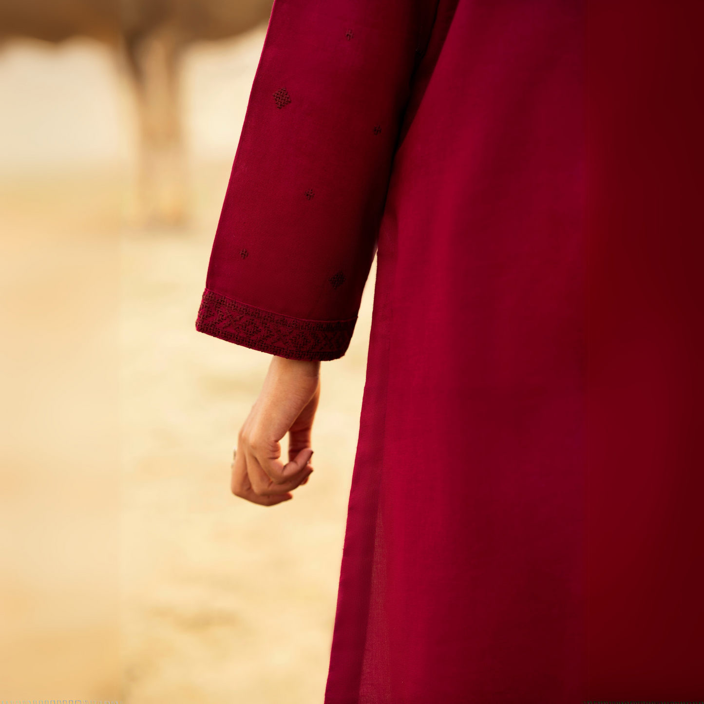 3 Pc Embroidered Khaddar Ready to Wear Collection by Casuallite | UMCAE0801