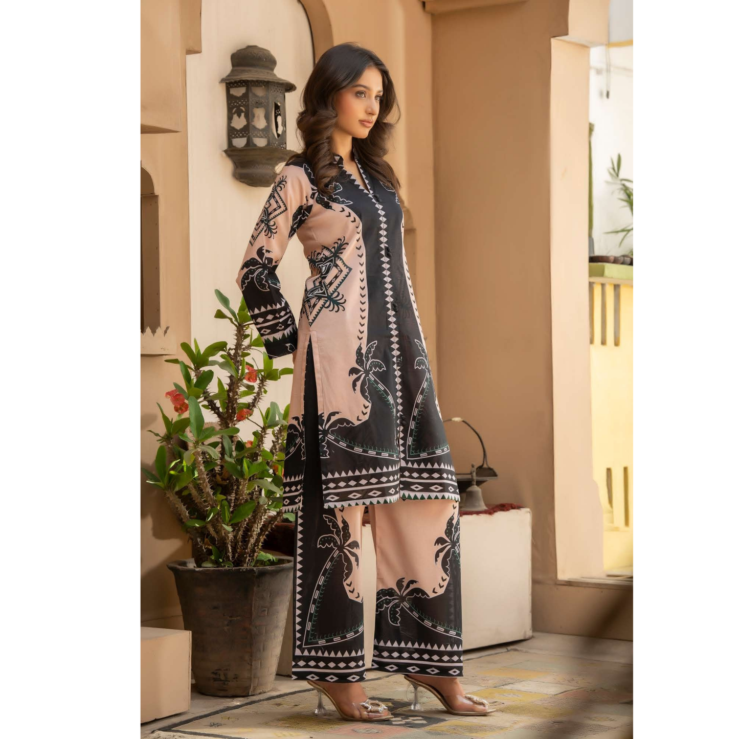 UMRZ-45 2 Pc Printed Cotton Co-Ord set |Ready to Wear| Rangz