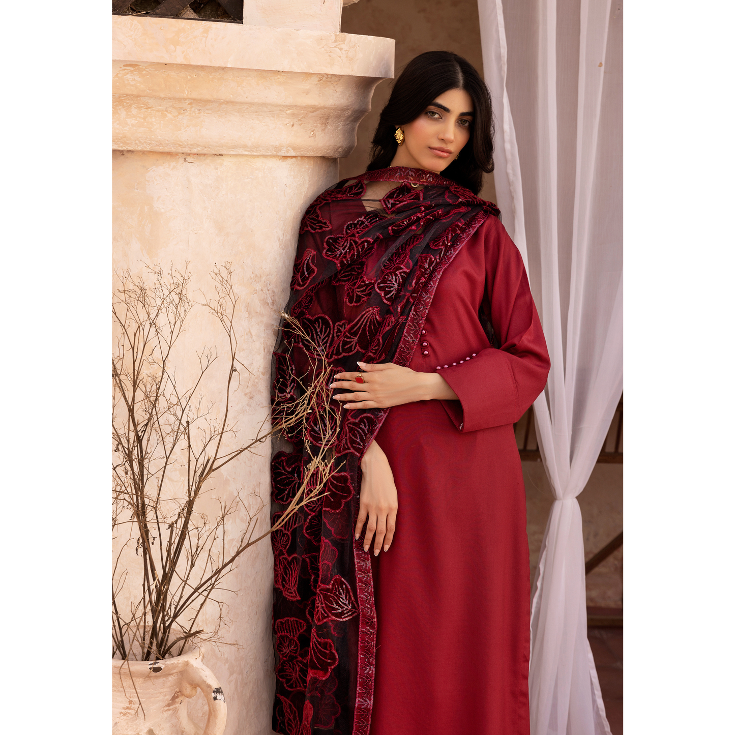 UMS-45 NURA LUX by Simrans Laserkari Dhanak Winter Collection | Ready to Wear | Asian Clothes