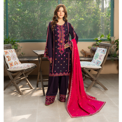 "Nigar" Kotrai Edition Luxury Embroidered 3 Piece by Karma Collection