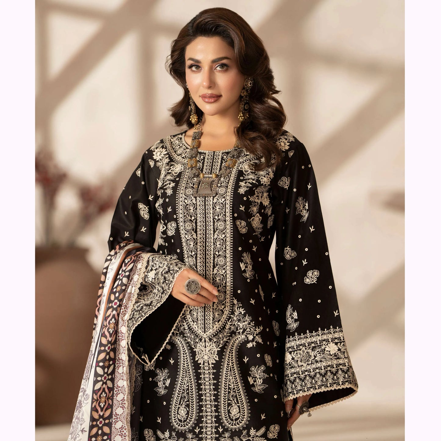 KC-1560 "Ferisha" Embroidered Festive Collection by Karma Collection