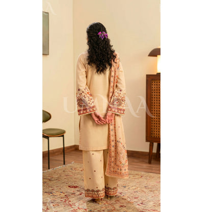 UA-188 Embroidered Cotton dress by Umnaa | Ready to Wear | Pakistani Asian Clothes