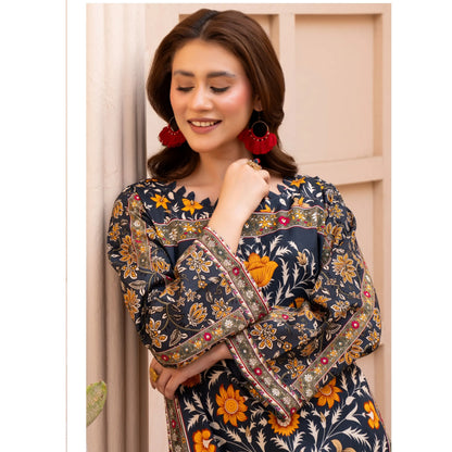 UMRZ-59 Printed Lawn Co-Ords set Collection by Rangz | Ready to Wear Pakistani Asian clothes