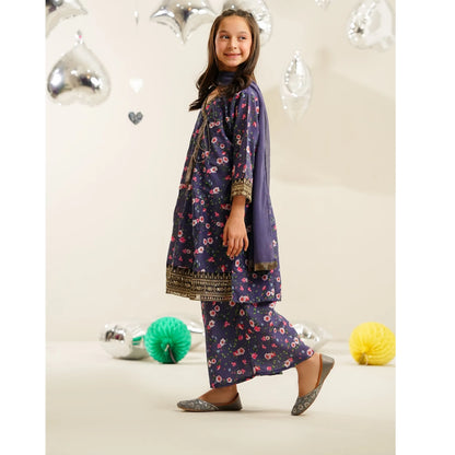 UN-01 Embroidered Printed Festive Kids Collection by Naubahar | Ready to Wear Pakistani Asian clothes