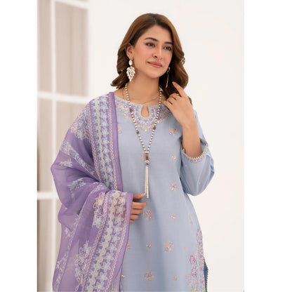 UA-216 Embroidered Cambric Cotton Collection by Umnaa | Ready to Wear Pakistani Asian clothes