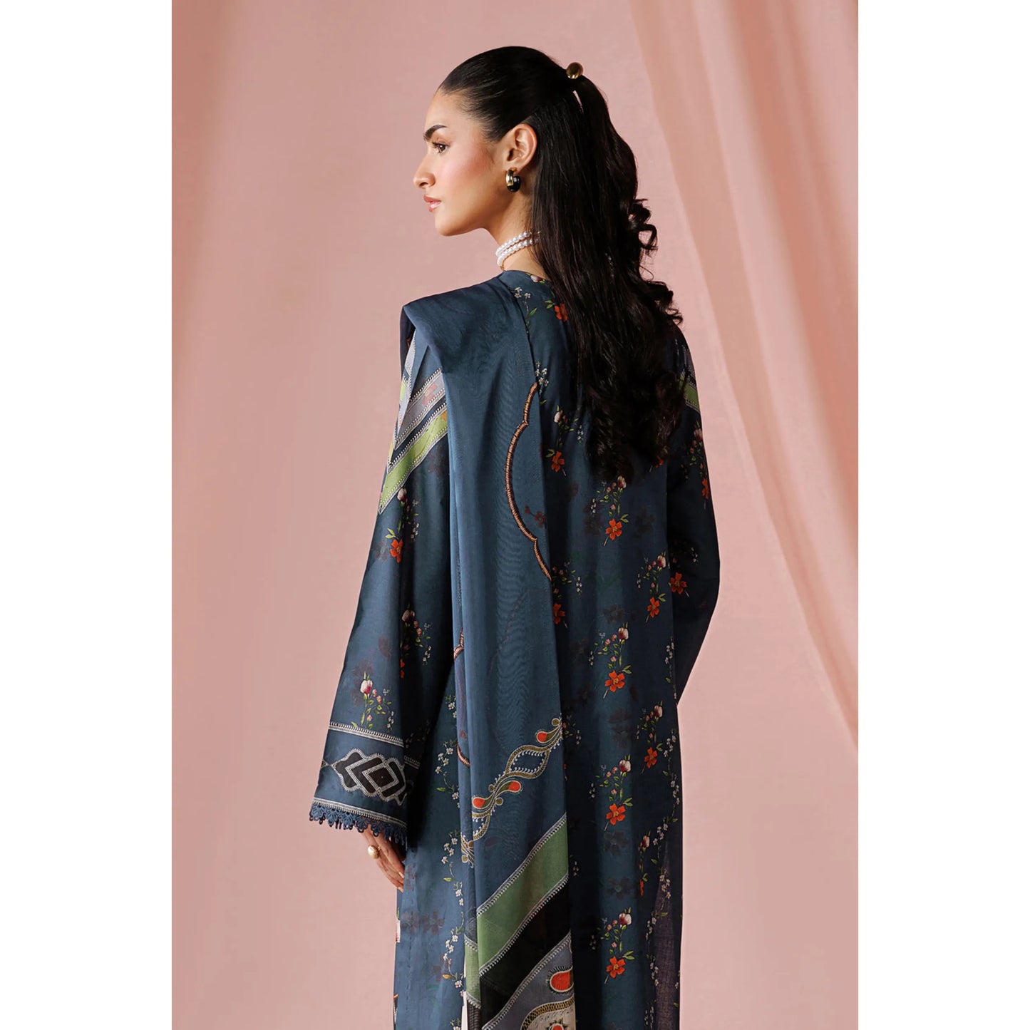 UE-02 "Printed Essential" by Esra Fashion Summer Printed Lawn 3 Piece Collection | Pakistani Asian Clothes