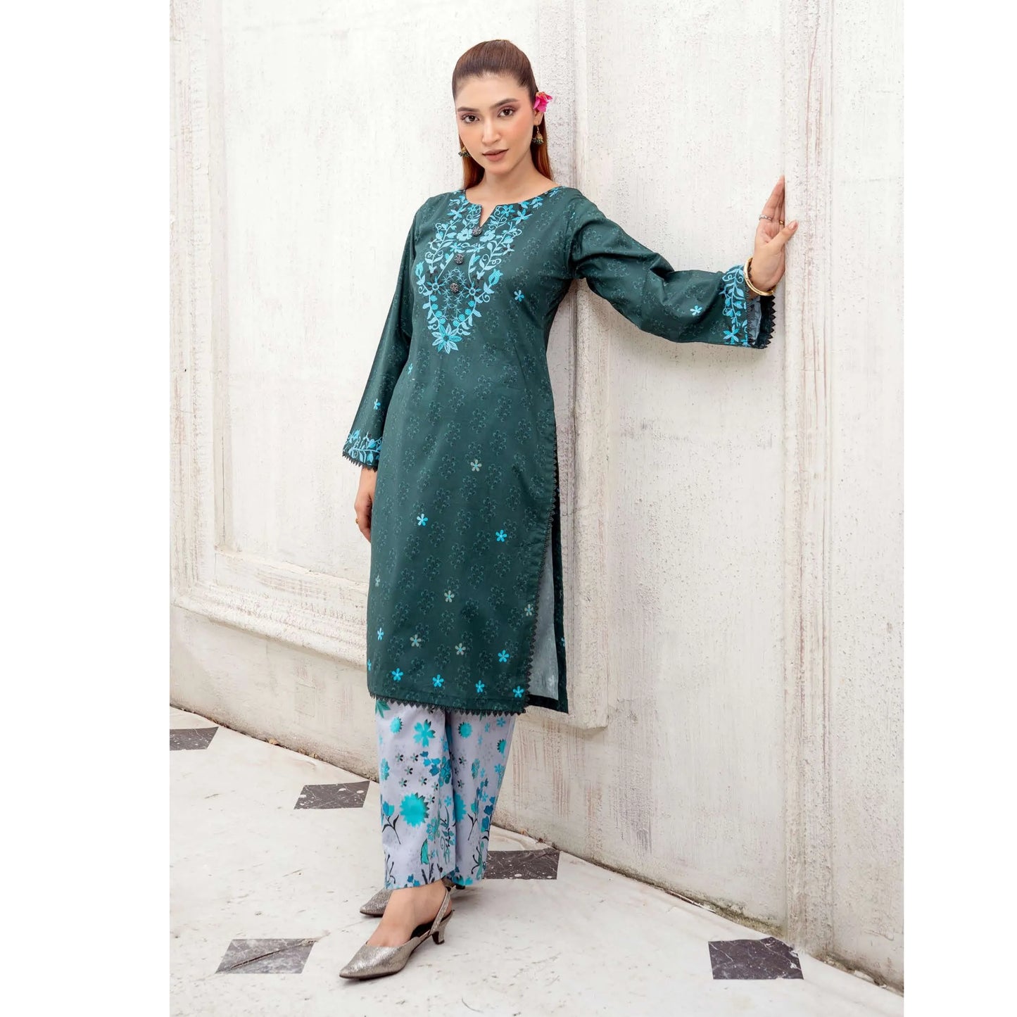 UMRZ-63 "Aleezay Prints" by Rangz Printed Lawn Co Ord set collection| Ready to Wear Pakistani Asian clothes