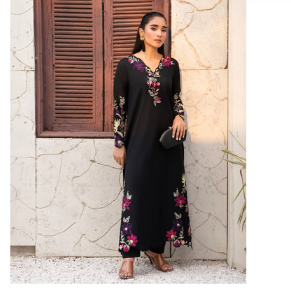 UA-237 Embroidered Kaftan Style Co-Ord Set Asian Wear | Umnaa