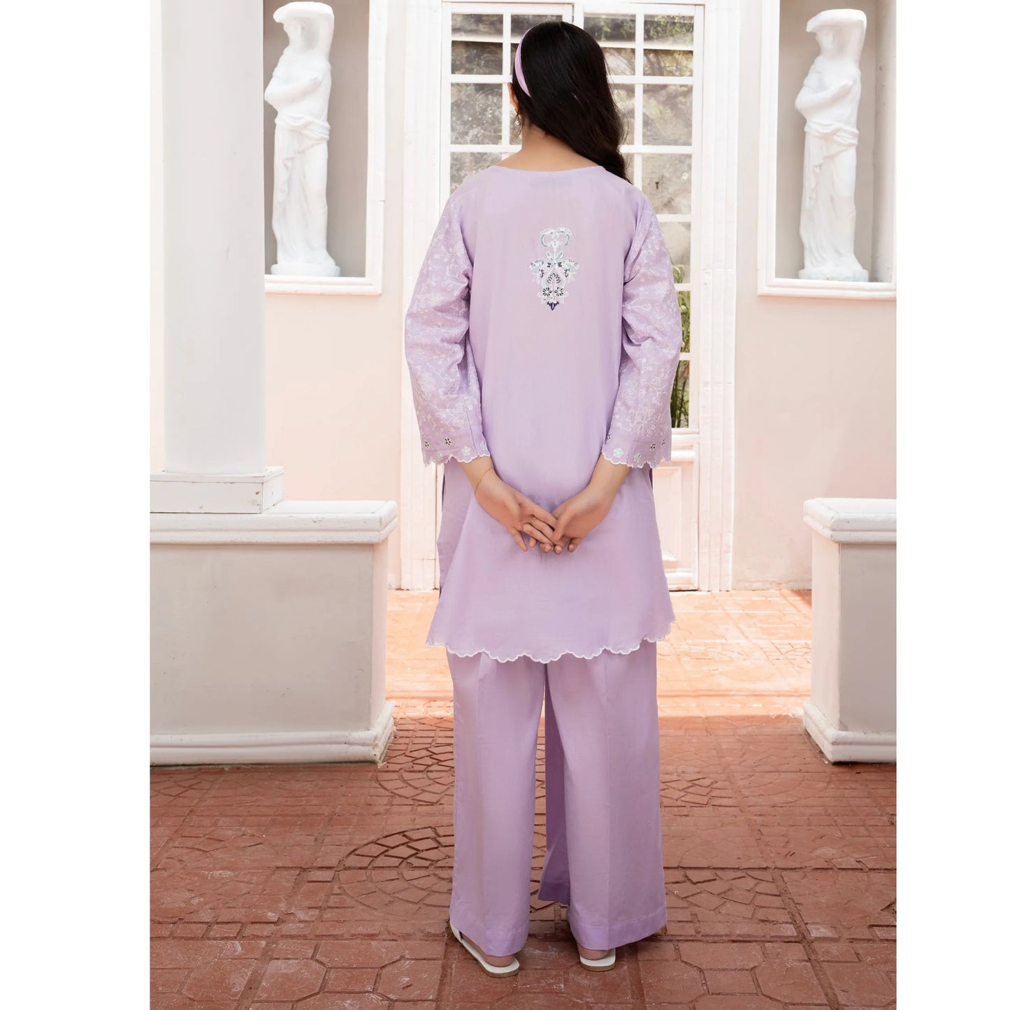 UA-243 Embroidered Lawn Summer Lawn Co-Ords Set by Umnaa