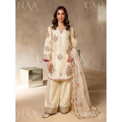 UA-262 Embroidered Farshi Shalwar Luxury Pakistani Dress by Umnaa