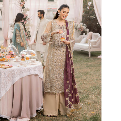 UTT-04 Embroidered Luxury festive 3 Pc Pakistani Dress | Ready to wear | Traditional Thread
