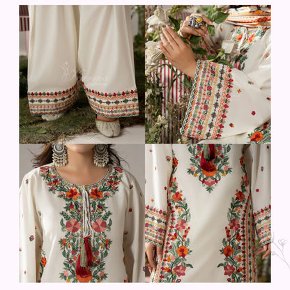 KC-1581 "AYRA" Embroidered Cambric Cotton Collection by Karma Collection