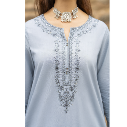 UCA-16 3 Pc Embroidered Cotton Lawn Ready to Wear Eid Collection by Casuallite