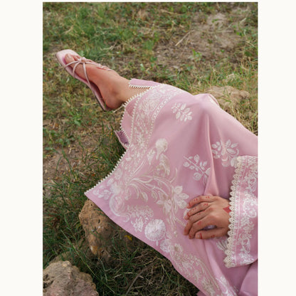 UCA-43 "HER" Collection Embroidered Cambric Cotton by Casuallite 3 Piece Suit for Women | Ready to Wear Pakistani Dress