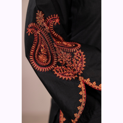UKC-33 Embroidered Cambric Cotton Dress Ready to Wear 3 Pc - Karma Collection