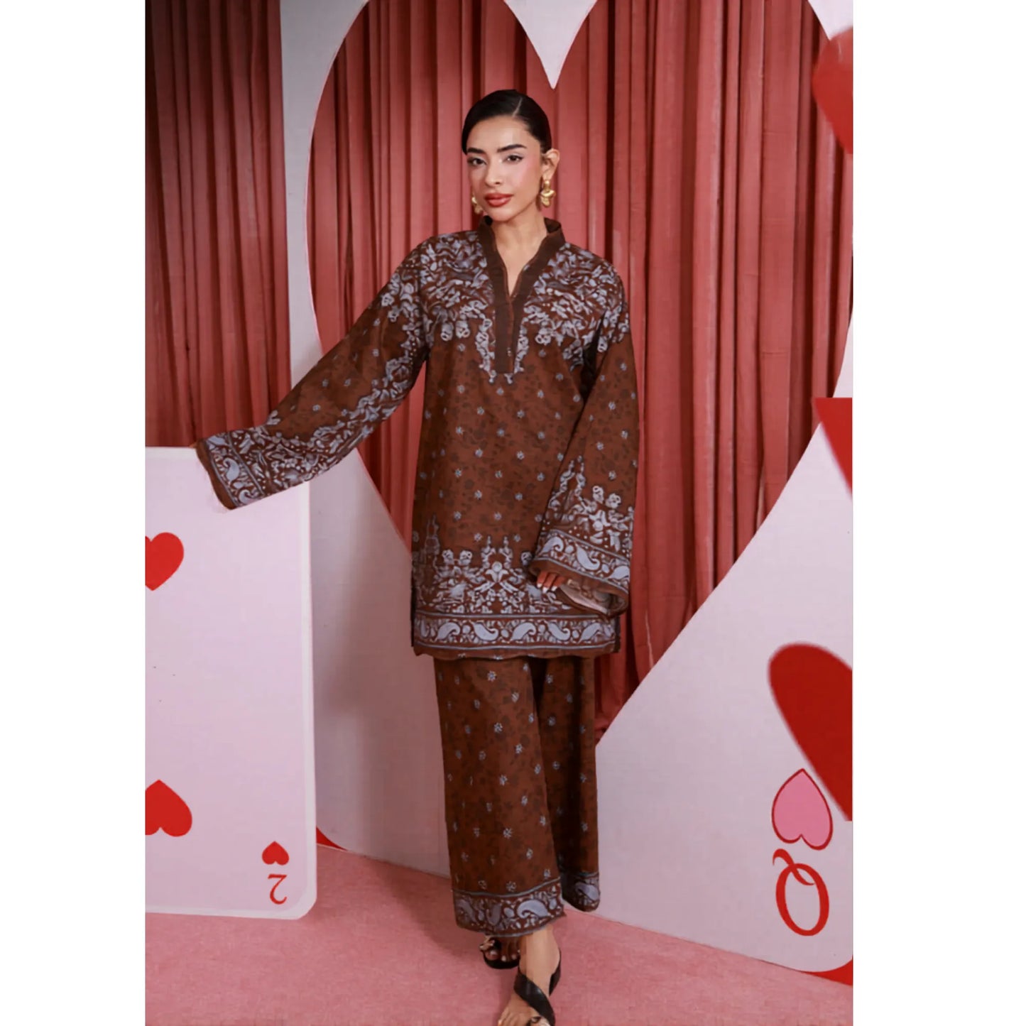 UAS-01 printed Pret by Asim jofa Printed Co Ord Set summer Collection Ready to Wear asian clothes