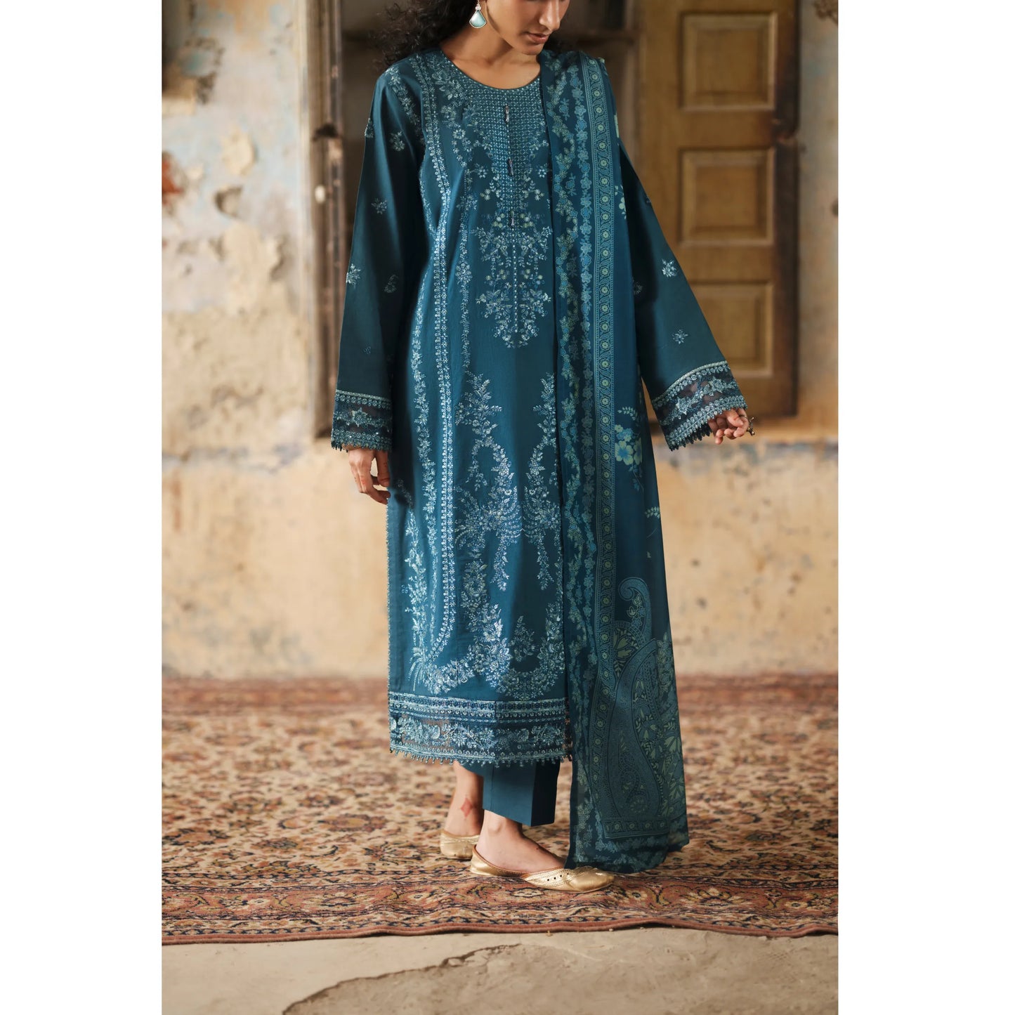 UCA-42 Before Sunset by Casuallite Embroidered Cotton Collection | Ready to Wear Pakistani Asian clothes