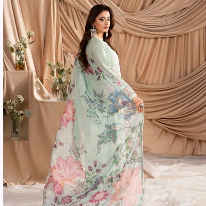 KC-1583 "AYRA" Embroidered Cambric Cotton Collection by Karma Collection