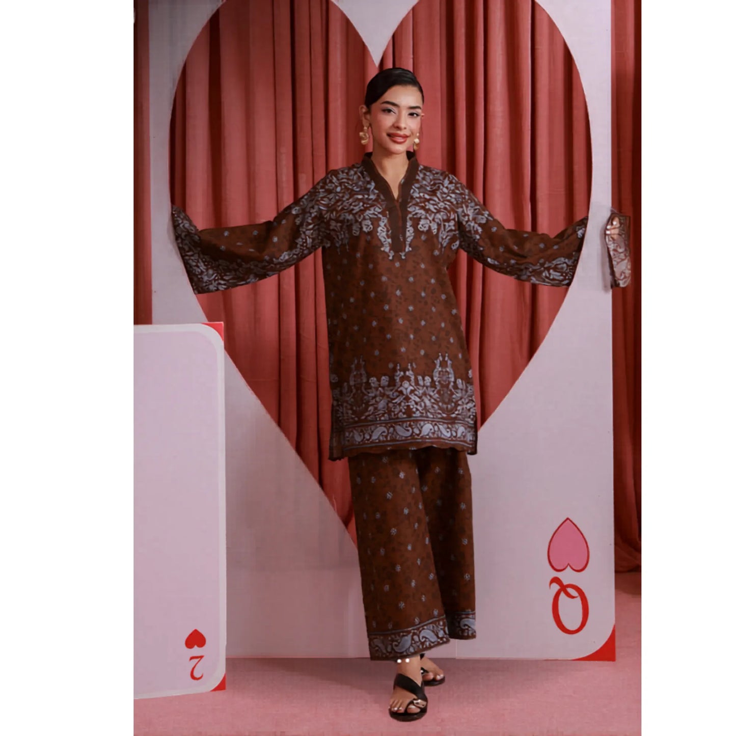 UAS-01 printed Pret by Asim jofa Printed Co Ord Set summer Collection Ready to Wear asian clothes