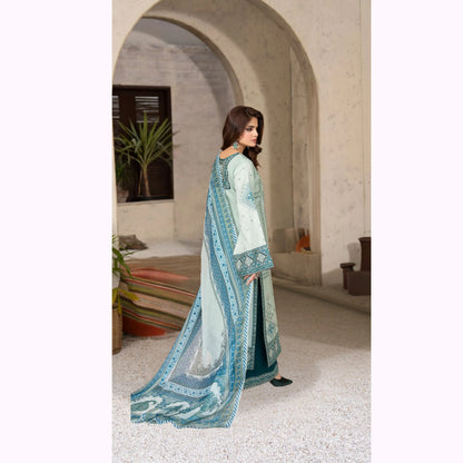 KC-1568 "Tabeer" Embroidered Festive Cambric Cotton Collection by Karma Collection