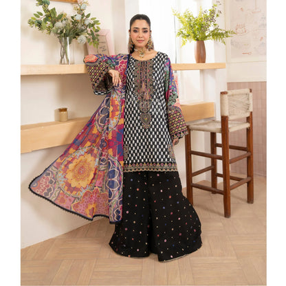 "Flora" Embroidered Lawn 3 Pc Collection | Karma Collection