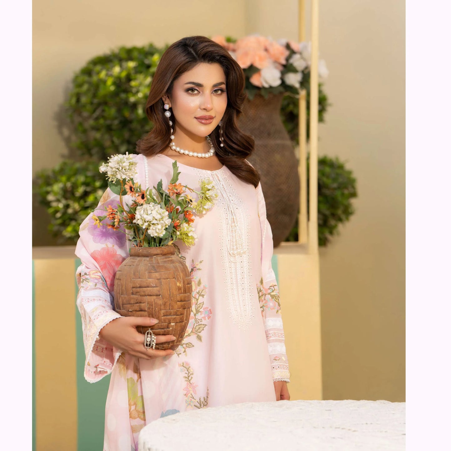 KC-1561 "Ferisha" Embroidered Festive Collection by Karma Collection
