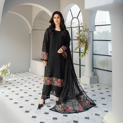 3 Piece Luxury Chiffon Ready to Wear Collection | karma Collection UMKC0903