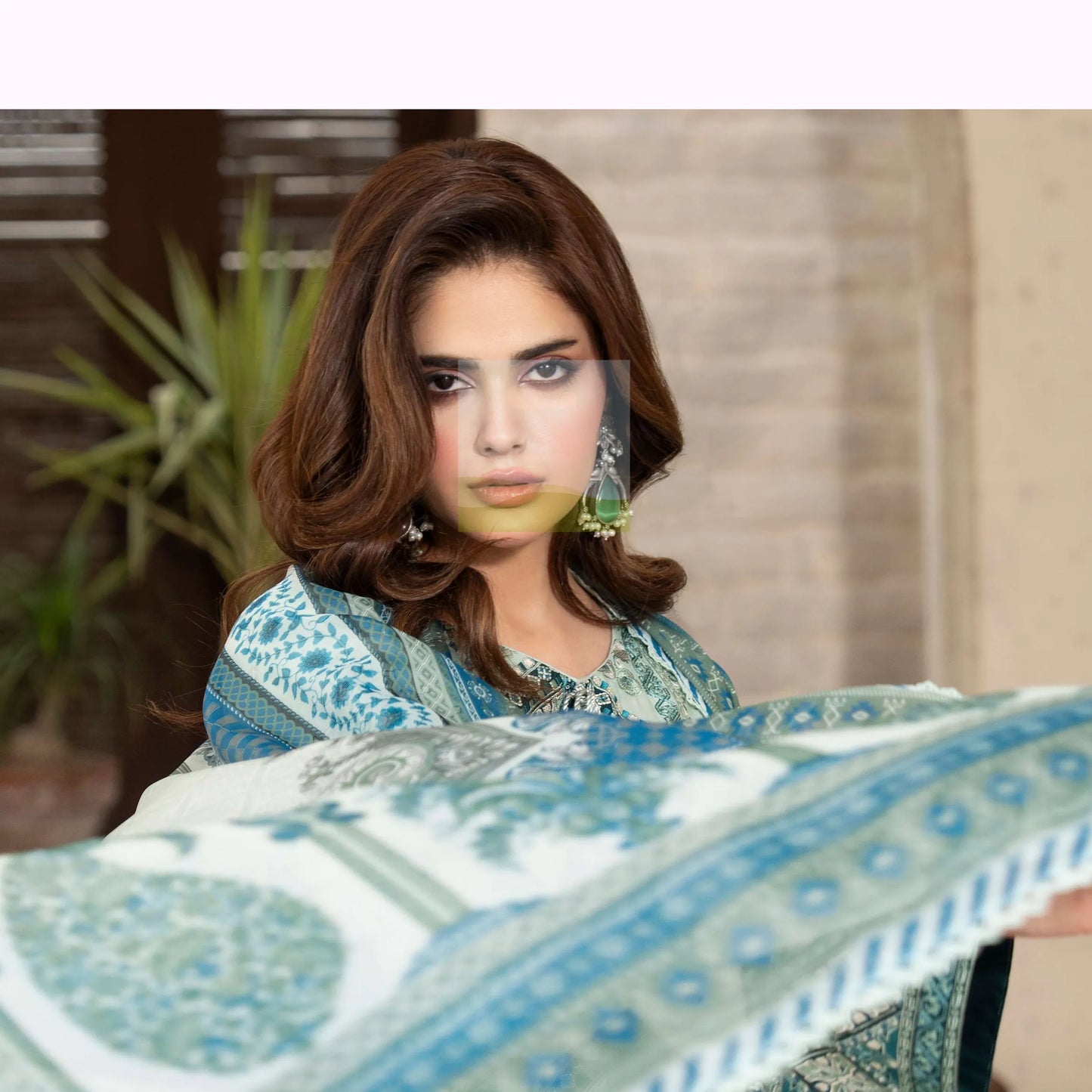 KC-1568 "Tabeer" Embroidered Festive Cambric Cotton Collection by Karma Collection