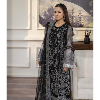 UTT-08 Luxury Festive Net Collection | Ready to Wear | Traditional Thread