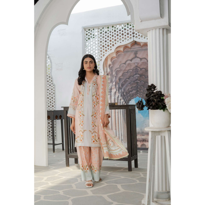 UMRZ-47 3 Pc Pakistani Printed Summer Lawn Collection by Rangz