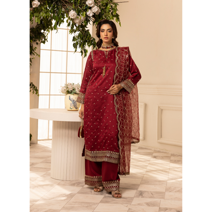 UMS-24 Luxury Embroidered Viscose Collection | Ready to Wear | Simrans