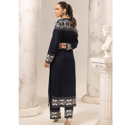 UMS-35 Simrans Azuel 2.0 Knit Wear Co-Ords Set | Modest Fashion | Winter Wear