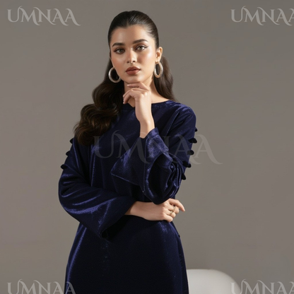 UA-149 Solid Velvet Farshi Shalwar Collection by Umnaa