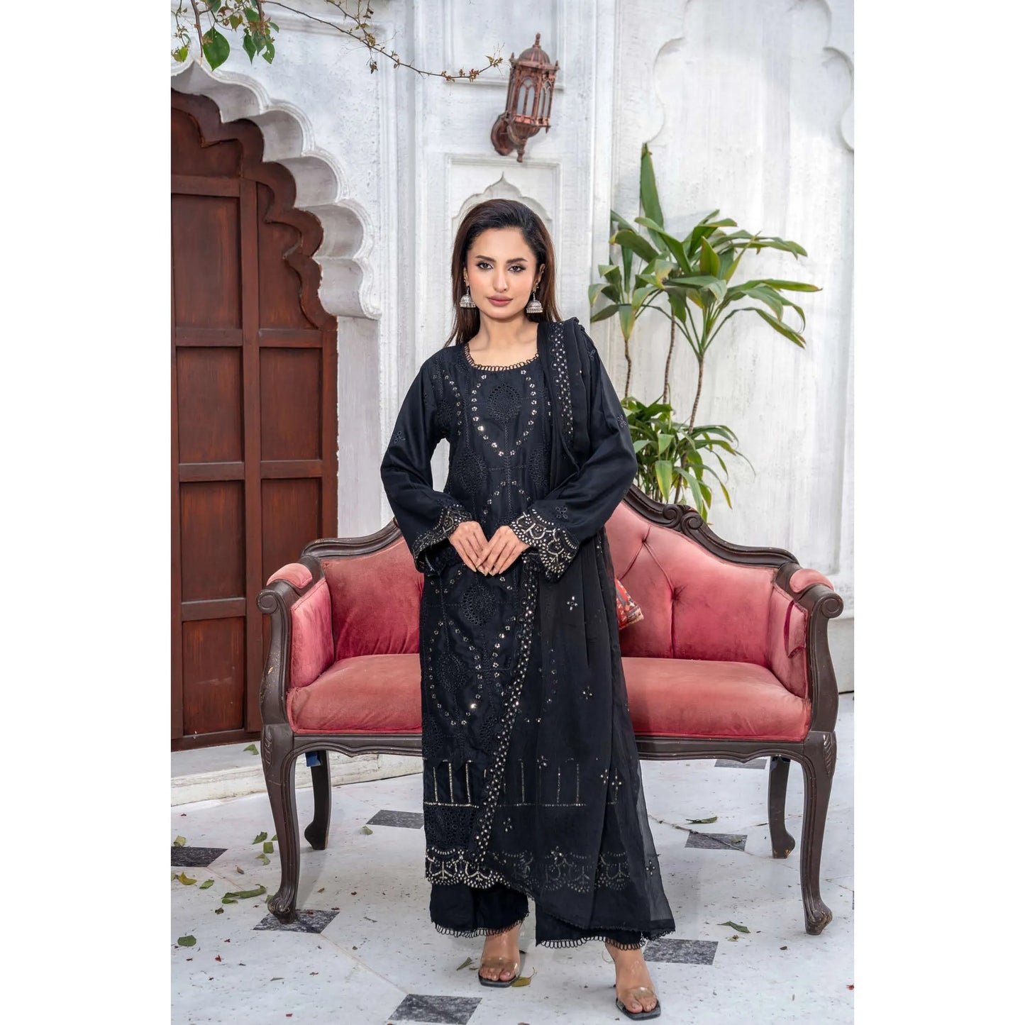 UMRZ-54 "Image Kari" Linen Festive Mother & Daughter Collection by Rangz