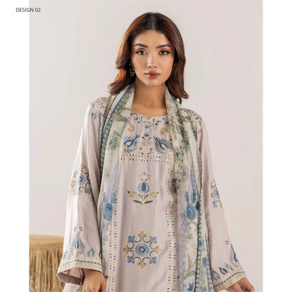 UTT-18 VOL 2 Embroidered Printed Linen Festive Collection by Traditional Thread