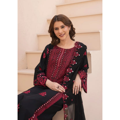 UA-179 Embroidered Linen Festive Collection by Umnaa