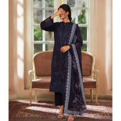 UCA-47 "Sakoon" Embroidered Cambric 3 Pc Collection | Casuallite